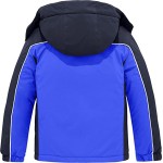 Blue Boy's Waterproof Ski Jacket Fleece Winter Outdoor Snow Coat Hooded Raincoats Blue Boy's Waterproof Ski Jacket Fleece Winter Outdoor Snow Coat Hooded Raincoats