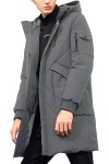 Men's Winter Coats Water-Repellent Windproof Thicken Parkas Long Hooded Padded Puffer Jacket