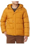 Caramel Men's Heavyweight Hooded Puffer Coat