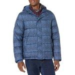 Blue Heather Men's Heavyweight Hooded Puffer Coat Blue Heather Men's Heavyweight Hooded Puffer Coat