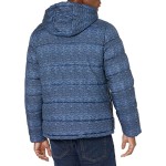 Blue Heather Men's Heavyweight Hooded Puffer Coat Blue Heather Men's Heavyweight Hooded Puffer Coat