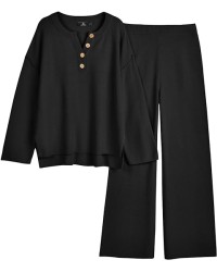 Women's 2 Piece Lounge Sets Oversized Slouchy Matching Cozy Knit Sets