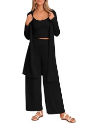 Women's pajamas summer 3 piece set