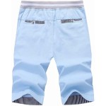 Men's Shorts Casual Classic Fit Drawstring Summer Beach Shorts with Elastic Waist and Pockets Men's Shorts Casual Classic Fit Drawstring Summer Beach Shorts with Elastic Waist and Pockets